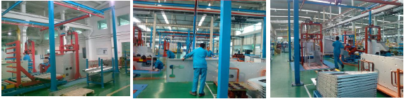 拼搏体育柔性装配线AGV系统